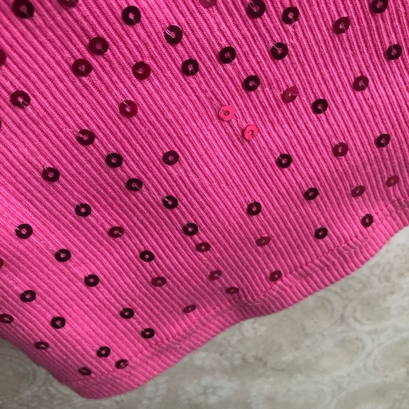 Pink Sequins Tanktop - Picture 5 of 6